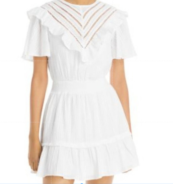 Aqua Dresses & Skirts - Aqua Dress Women's Size S Ruffle Boho Tiered Mini Flutter Sleeve Summer Beach